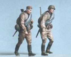 画像2: TANK[T-35038]1/35 WWII露 歩兵 #2  クルスク 1943(2体)
