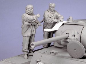 画像1: TANK[T-35043]1/35 WWII露 偵察兵 (冬)1941-42 (2体) (1)