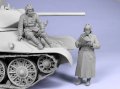 TANK[T-35045]1/35 WWII露 戦車将校 (冬)1941-42 (2体)
