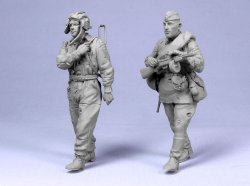 画像2: TANK[T-35057]1/35 WWII露 歩兵と戦車兵 (夏)1941 (2体)