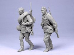 画像2: TANK[T-35058]1/35 WWII露 機関銃手&デグチャレフ機関銃(夏)1941 (2体)