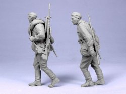 画像4: TANK[T-35058]1/35 WWII露 機関銃手&デグチャレフ機関銃(夏)1941 (2体)