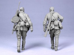 画像6: TANK[T-35058]1/35 WWII露 機関銃手&デグチャレフ機関銃(夏)1941 (2体) (6)