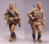 TANK[T-35060]1/35 WWII露 歩兵 (夏)1941 (2体)
