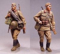 TANK[T-35060]1/35 WWII露 歩兵 (夏)1941 (2体)