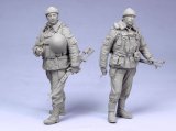 TANK[T-35069]1/35 現用露 歩兵 w/ドラグノフ&PK機関銃  チェチェン 93-04 (2体)