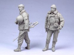 画像2: TANK[T-35069]1/35 現用露 歩兵 w/ドラグノフ&PK機関銃  チェチェン 93-04 (2体)