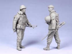 画像6: TANK[T-35069]1/35 現用露 歩兵 w/ドラグノフ&PK機関銃  チェチェン 93-04 (2体)