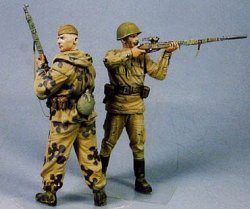 画像1: TANK[T-35074]1/35 WWII露 狙撃兵  N.イリュン&P.ゴンチャロフ  スターリングラード42(夏)(2体)