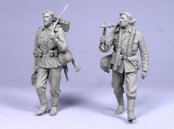 画像3: TANK[T-35077]1/35 WWII独 バルバロッサ作戦 #2  機関銃手と歩兵 (2体)