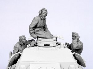 画像1: TANK[T-35085]1/35 WWII独 戦車兵#2 (冬)1941-43 (3体) (1)