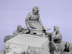 画像2: TANK[T-35085]1/35 WWII独 戦車兵#2 (冬)1941-43 (3体)