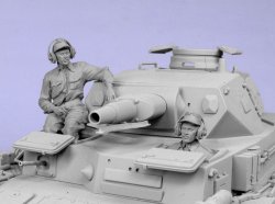 画像6: TANK[T-35087]1/35 WWII独 戦車兵 アフリカ軍団 1941 (2体)