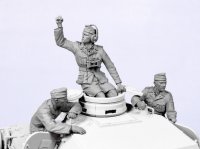 TANK[T-35088]1/35 WWII独 戦車兵 アフリカ軍団 #2 1941 (3体)
