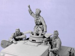 画像2: TANK[T-35088]1/35 WWII独 戦車兵 アフリカ軍団 #2 1941 (3体)