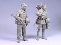 画像2: TANK[T-35089]1/35 WWII独 歩兵 アフリカ軍団 1941 (2体)
