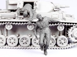 画像1: TANK[T-35091]1/35 WWII独 戦車兵「脱出」#2 (夏)41-44 (2体)