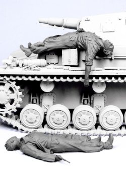 画像1: TANK[T-35092]1/35 WWII独 戦車兵「脱出」#3 (夏)41-44 (2体)