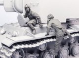 TANK[T-35093]1/35 WWII露 戦車兵KV-1, KV-2 (夏-秋)1941-42 (2体)