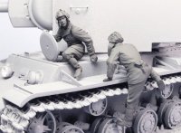 TANK[T-35093]1/35 WWII露 戦車兵KV-1, KV-2 (夏-秋)1941-42 (2体)