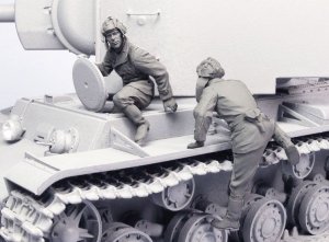 画像1: TANK[T-35093]1/35 WWII露 戦車兵KV-1, KV-2 (夏-秋)1941-42 (2体) (1)