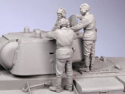 画像5: TANK[T-35094]1/35 WWII露 Z.コロバノフ中尉とクルー KV-1 (夏-秋)1941-42 (3体)