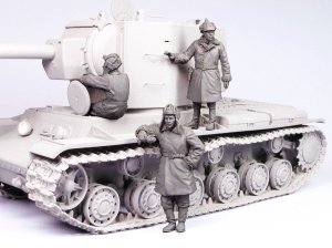 画像1: TANK[T-35095]1/35 WWII露 戦車兵KV-2 (冬)1939-44 (3体) (1)
