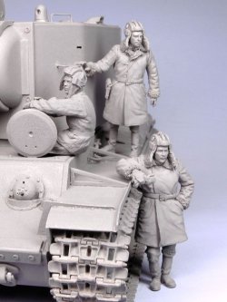 画像6: TANK[T-35095]1/35 WWII露 戦車兵KV-2 (冬)1939-44 (3体)