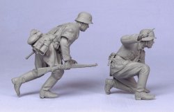 画像3: TANK[T-35104]1/35 WWII独 将校と歩兵 (夏)39-43 (2体)