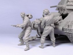 画像2: TANK[T-35106]1/35 WWII露 戦車兵「脱出」(夏)41-43 (3体)