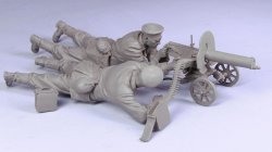 画像3: TANK[T-35107]1/35 WWII露 海軍歩兵 /w マキシム機関銃  1941-45 (2体)