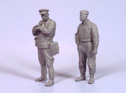 画像2: TANK[T-35110]1/35 WWII露 歩兵将校と戦車兵(夏)1941-45 (2体)