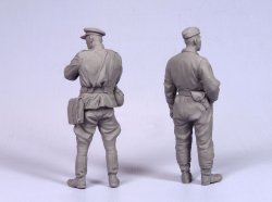 画像3: TANK[T-35110]1/35 WWII露 歩兵将校と戦車兵(夏)1941-45 (2体)