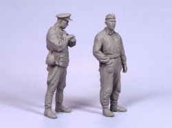 画像4: TANK[T-35110]1/35 WWII露 歩兵将校と戦車兵(夏)1941-45 (2体)