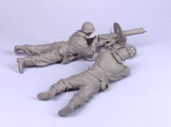 画像6: TANK[T-35111]1/35 WWII露 マキシム機関銃クルー(夏-冬)1943-45 (2体)