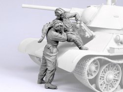 画像1: TANK[T-35113]1/35 WWII露 戦車兵「脱出」1943-45 (2体)