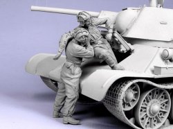 画像2: TANK[T-35113]1/35 WWII露 戦車兵「脱出」1943-45 (2体)