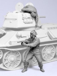 TANK[T-35114]1/35 WWII露 戦車兵「脱出」#2 1943-45 (2体)