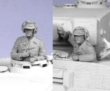 TANK[T-35115]1/35 WWII独 戦車長と操縦兵 1943-45 (2体)