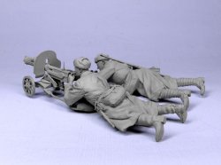 画像5: TANK[T-35117]1/35 WWII露 マキシム機関銃クルー(外套姿) 1943-45 (2体)