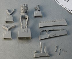 画像2: TANK[T-35133]1/35 WWII独 モーターバイク兵 III /w MG42  アフリカ軍団