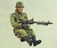 TANK[T-35138]1/35 WWII独 モーターバイク兵 /w MG-34/42(冬)1941-44