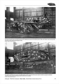 画像3: Tankograd[TG-WWI 1003]Beute-Tanks 鹵獲戦車 ドイツ軍におけるイギリス戦車の運用 Vol.1
