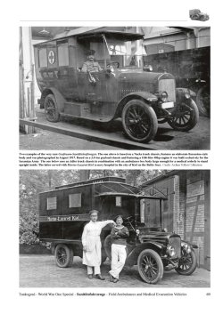 画像3: Tankograd[TG-WWI 1013]第一次世界大戦スペシャル ドイツ帝国陸軍の野戦救急車と医療サービス車両 999部限定出版