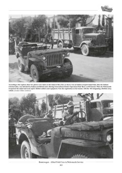 画像4: Tankograd[BEUTEWAGEN]ボイテヴァーゲン ドイツ国防軍が鹵獲した連合軍フィールドカー バンタムBRC-40/ウィリスMB/フォードGPW/GAZ-64【700部限定出版】
