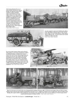 画像2: Tankograd[TG-WWI 1010]第一次世界大戦スペシャル ドイツ帝国陸軍トラックVol.1 　　999部限定発行