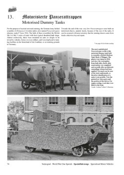 画像4: Tankograd[TG-WWI 1012]第一次世界大戦スペシャル ドイツ帝国陸軍の特殊車両 999部限定出版