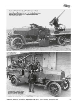 画像3: Tankograd[TG-WWI 1015]第一次世界大戦スペシャル クラフトワーゲン・フラック ドイツ軍の「K-Flak」 車載式/トレーラー式対空砲 999部限定出版