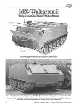 画像2: Tankograd[TG-US 3040]M75/M59 冷戦時代に運用された米陸軍装甲兵員輸送車「履帯の付いた箱」【999冊限定】