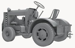 画像4: サンダーモデル[TB32001]1/32　米英・クラークトール6牽引トラクター航空機用Mill-33型